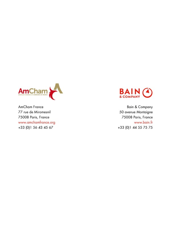 Baromètre AmCham-Bain | Report | 2017 - Page 19