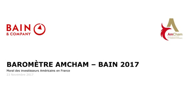 Baromètre Amcham – Bain | Prez | Fr - Page 1